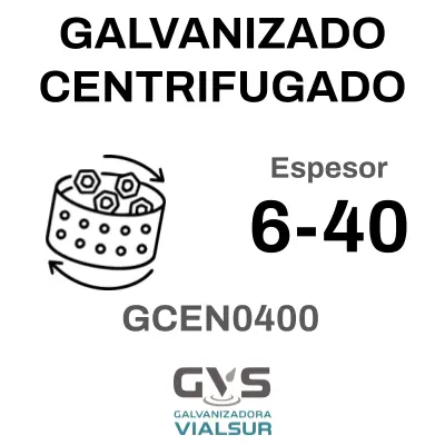 GALVANIZADO CENTRIFUGADO 6-40