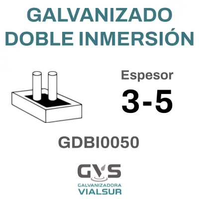 GALVANIZADO DOBLE INMERSIÓN 3-5