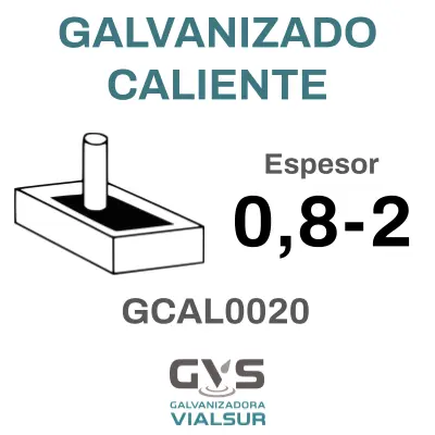 GALVANIZADO EN CALIENTE 0,8-2